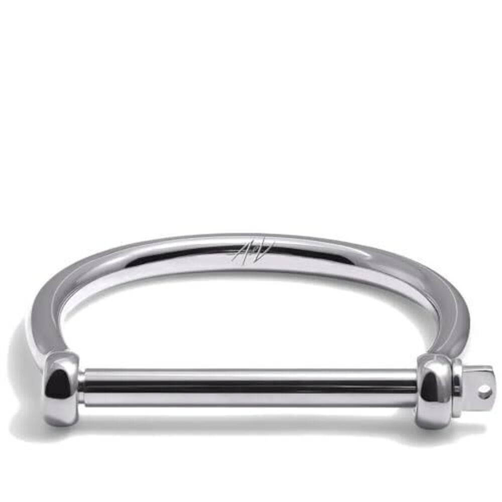 5572 Shackles Cuff Bracelet , 18K Gold Plated 316L Hypoallergenic Stainless